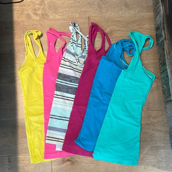 Bundle of Lululemon CRB tanks - Picture 1 of 3